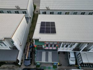 ติดโซล่าเซลล์ ทาวน์โฮม ขนาด 3kw อยุธยา