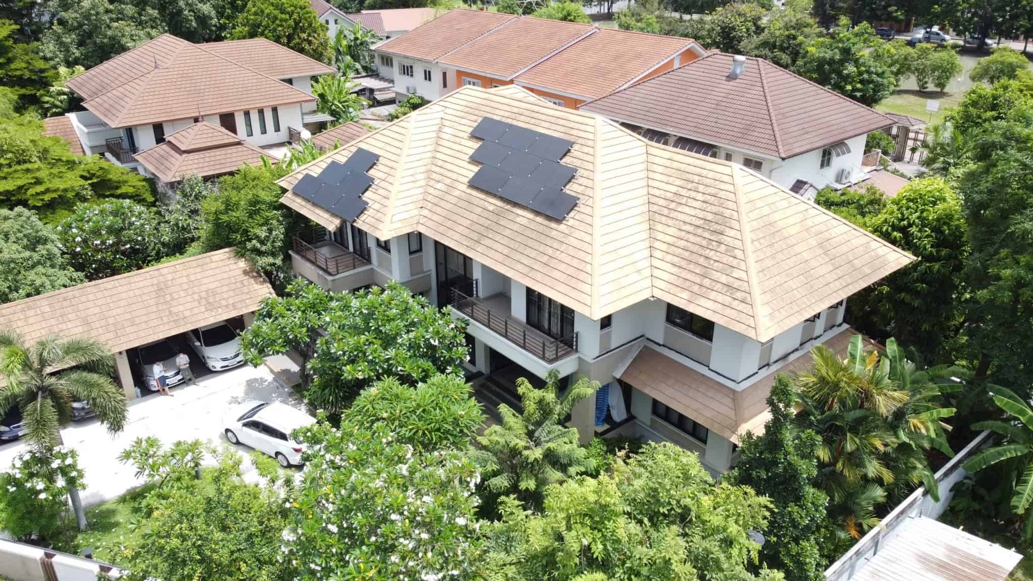 ติดตั้งโซล่าเซลล์ 5 kw ไมโครอินเวอร์เตอร์ enphase 2
