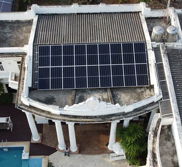 ติดโซล่าเซลล์ บ้าน พักคุณหมอ14 kw จอมทอง กรุงเทพ