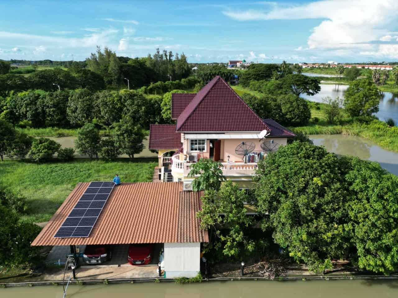 ติดตั้งโซล่าเซลล์ 3 kw หนองจอก กรุงเทพ